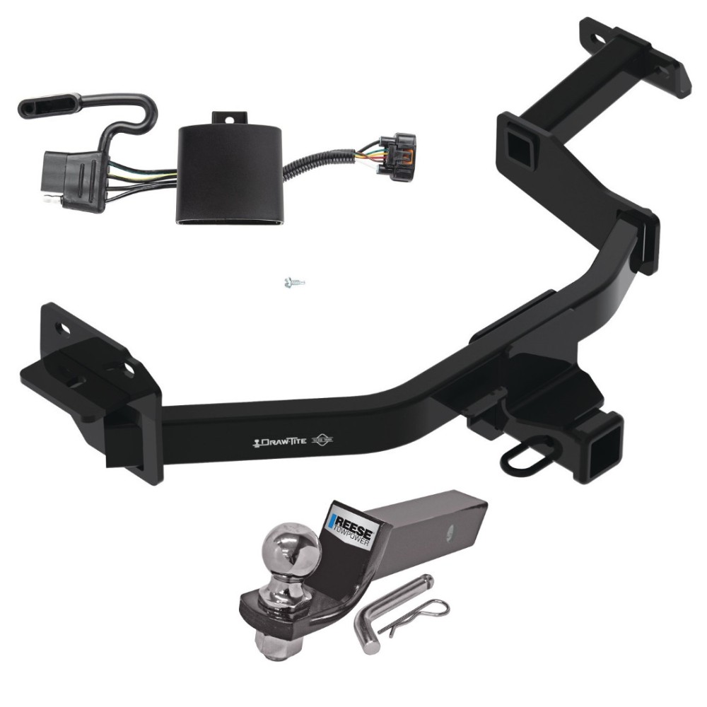 Tow Package For 21-23 Hyundai Santa Fe Trailer Hitch w/ Wiring 2" Drop Mount 2" Ball 2" Receiver Tow Package For 21-23 Hyundai Santa Fe Trailer Hitch w/ Wiring 2" Drop Mount 2" Ball 2" Receiver