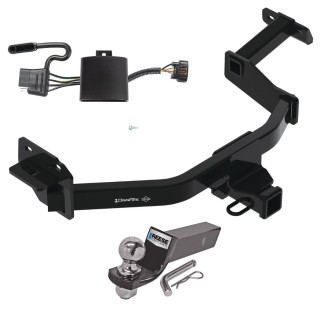Tow Package For 21-23 Hyundai Santa Fe Trailer Hitch w/ Wiring 2" Drop Mount 2" Ball 2" Receiver Tow Package For 21-23 Hyundai Santa Fe Trailer Hitch w/ Wiring 2" Drop Mount 2" Ball 2" Receiver