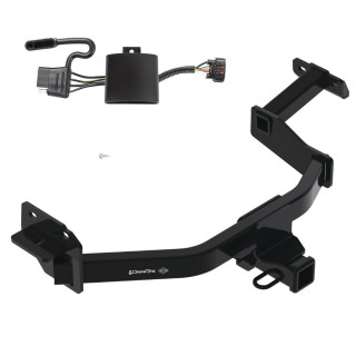 Trailer Tow Hitch For 21-23 Hyundai Santa Fe 2" Receiver Class 3 w/ Wiring Harness Kit Trailer Tow Hitch For 21-23 Hyundai Santa Fe 2" Receiver Class 3 w/ Wiring Harness Kit