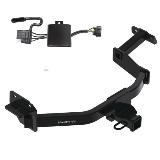Trailer Tow Hitch For 21-23 Hyundai Santa Fe 2" Receiver Class 3 w/ Wiring Harness Kit Trailer Tow Hitch For 21-23 Hyundai Santa Fe 2" Receiver Class 3 w/ Wiring Harness Kit