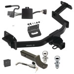 Ultimate Tow Package For 21-23 Hyundai Santa Fe Trailer Hitch w/ Wiring 2" Drop Mount Dual 2" and 1-7/8" Ball Lock Bracket Cover 2" Receiver Ultimate Tow Package For 21-23 Hyundai Santa Fe Trailer Hitch w/ Wiring 2" Drop Mount Dual 2" and 1-7/8" Ball Lock Bracket Cover 2" Receiver