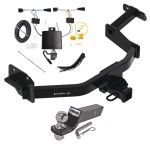 Tow Package For 21-23 KIA Sorento Trailer Hitch w/ Wiring 2" Drop Mount 2" Ball 2" Receiver Tow Package For 21-23 KIA Sorento Trailer Hitch w/ Wiring 2" Drop Mount 2" Ball 2" Receiver