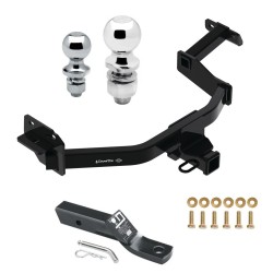 Trailer Tow Hitch For 21-25 Hyundai Santa Fe KIA Sorento 2" Receiver Class 3 w/ 1-7/8" and 2" Ball