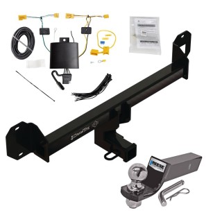 Custom Fit Trailer Hitch Wiring Harness (Plug & Play) 2" Drop Ball-Mount w/ Pin/Clip 2" Chrome Ball Installation Hardware Installation Instructions 76628 118747 21536 Draw-Tite Trailer Tow Hitch 16-22 Mercedes GLC300 All Styles Complete Pack Trailer Tow Hitch For 16-22 Mercedes GLC300 All Styles Complete Package w/ Wiring and 2" Ball
