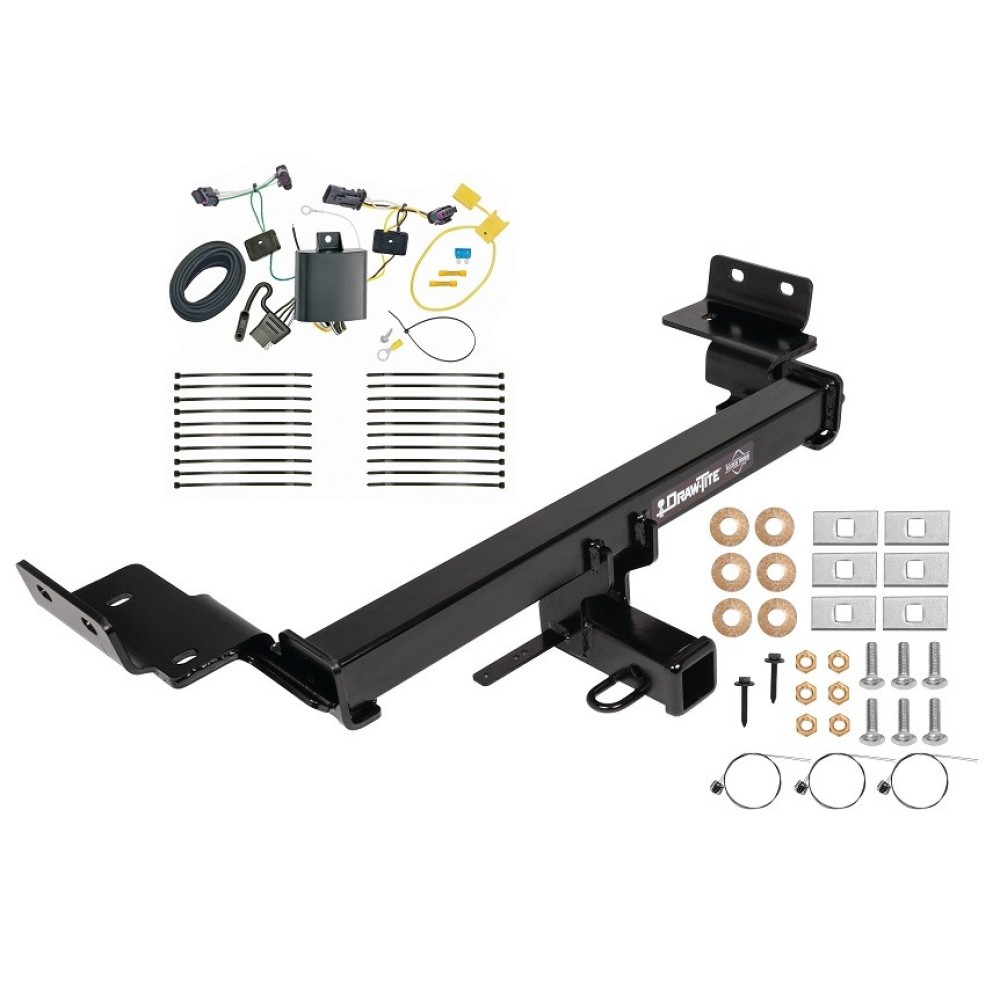 Custom Fit Trailer Hitch Wiring Harness (Plug & Play) Installation Hardware Installation Instructions 76629 118752 Draw-Tite Trailer Tow Hitch 17-23 Jeep Compass All Styles Plug & Play Wiring Kit Class 3 17 18 19 20 21 22 23 2017 2018 2019 2020 2 Trailer Tow Hitch For 17-24 Jeep Compass All Styles w/ Plug & Play Wiring Kit Class 3