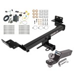 Custom Fit Trailer Hitch Wiring Harness (Plug & Play) 2" Drop Ball-Mount w/ Pin/Clip 2" Chrome Ball Installation Hardware Installation Instructions 76629 118752 21536 Draw-Tite Trailer Tow Hitch 17-23 Jeep Compass All Styles Complete Packag Trailer Tow Hitch For 17-24 Jeep Compass All Styles Complete Package w/ Wiring and 2" Ball