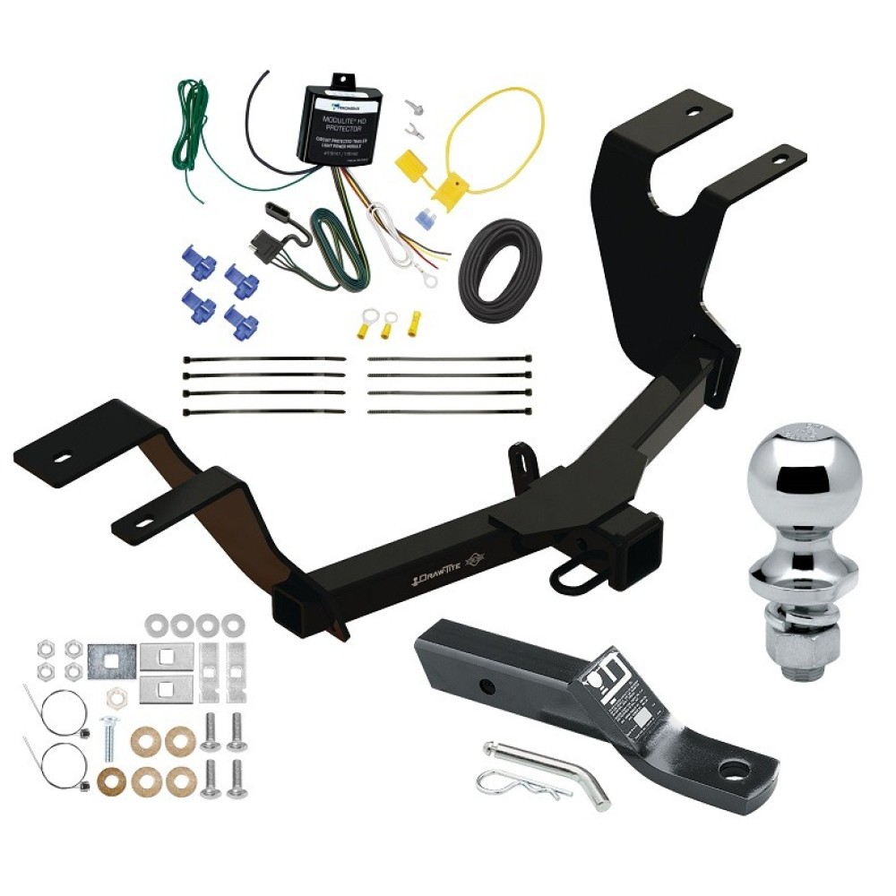 Custom Fit Trailer Hitch Wiring Harness (Requires Splicing) 2" Drop Ball-Mount w/ Pin/Clip 1-7/8" Chrome Ball Installation Hardware Installation Instructions 76630 119148 23 63816 Draw-Tite Trailer Tow Hitch 2023 Honda HR-V 2" Receiver Com Trailer Tow Hitch For 23-25 Honda HR-V 2" Receiver Complete Package w/ Wiring and 1-7/8" Ball