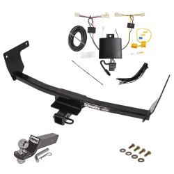 Tow Package For 19-24 Toyota RAV4 Trailer Hitch w/ Wiring 2" Drop Mount 2" Ball 2" Receiver 