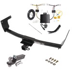Tow Package For 2022 Lexus NX250 NX350 NX350h NX450h+ Trailer Hitch w/ Plug & Play Wiring 2" Drop Mount 2" Ball 2" Receiver Tow Package For 2022 Lexus NX250 NX350 NX350h NX450h+ Trailer Hitch w/ Plug & Play Wiring 2" Drop Mount 2" Ball 2" Receiver