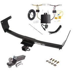 Tow Package For 2022 Lexus NX250 NX350 NX350h NX450h+ Trailer Hitch w/ Plug & Play Wiring 2" Drop Mount 2" Ball 2" Receiver 