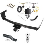 Trailer Tow Hitch For 2022 Lexus NX250 NX350 NX350h NX450h+ Complete Package w/ Plug & Play Wiring and 2" Ball Trailer Tow Hitch For 2022 Lexus NX250 NX350 NX350h NX450h+ Complete Package w/ Plug & Play Wiring and 2" Ball