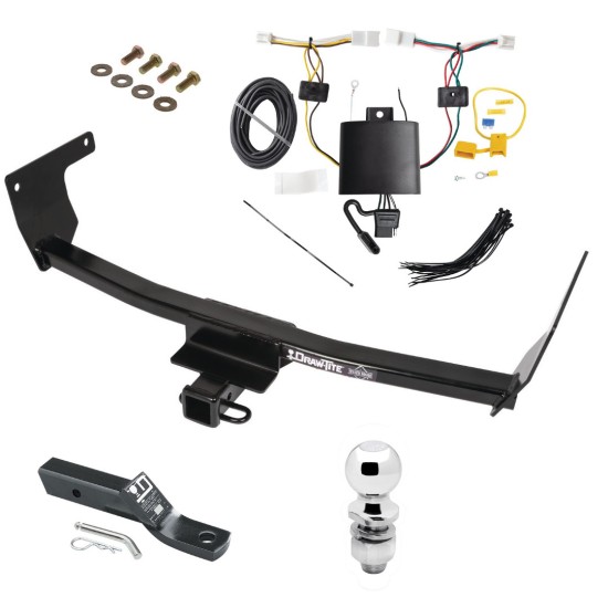 Trailer Tow Hitch For 2022 Lexus NX250 NX350 NX350h NX450h+ Complete Package w/ Plug & Play Wiring and 2" Ball Trailer Tow Hitch For 2022 Lexus NX250 NX350 NX350h NX450h+ Complete Package w/ Plug & Play Wiring and 2" Ball