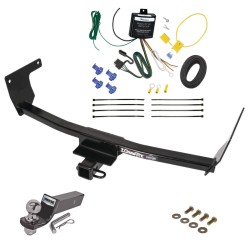 Tow Package For 21-25 Lexus NX250 NX350 21-24 NX350h NX450h+ Trailer Hitch w/ Wiring 2" Drop Mount 2" Ball 2" Receiver 