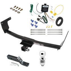 Trailer Tow Hitch For 21-25 Lexus NX250 NX350 21-24 NX350h NX450h+ Complete Package w/ Wiring and 2" Ball