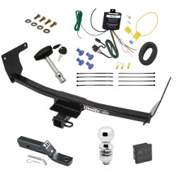Trailer Tow Hitch For 21-25 Lexus NX250 NX350 21-24 NX350h NX450h+ Deluxe Package Wiring 2" Ball and Lock
