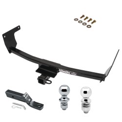 Trailer Tow Hitch For 19-24 Toyota RAV4 21-25 Lexus NX250 NX350 21-24 NX350h NX450h+ 2" Receiver w/ 1-7/8" and 2" Ball
