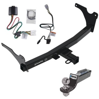 Tow Package For 2024 Toyota Grand Highlander Trailer Hitch w/ Wiring 2" Drop Mount 2" Ball 2" Receiver