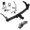 Tow Package For 2024 Toyota Grand Highlander Trailer Hitch w/ Wiring 2" Drop Mount 2" Ball 2" Receiver