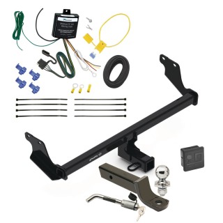 Trailer Tow Hitch For 23-24 Dodge Hornet Except R/T w/ Wiring 2" Ball Mount + Lock Class 3 Trailer Tow Hitch For 23-24 Dodge Hornet Except R/T w/ Wiring 2" Ball Mount + Lock Class 3