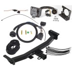 Trailer Tow Hitch For 2024 Ford Ranger w/ Wiring Harness Kit Class 4 Trailer Tow Hitch For 2024 Ford Ranger w/ Wiring Harness Kit Class 4
