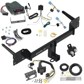 Class 3 4K Trailer Hitch Tow Package Reese Brake Control For 2025 Volkswagen ID. Buzz w/ 7-Way RV Wiring 2" Drop Mount 2" Ball 2" Receiver Draw-Tite Tekonsha