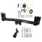 Trailer Tow Hitch For 07-14 BMW X5 Except M Sport Package Hidden Removable 2" Receiver w/ Wiring Kit Class 3 Draw-Tite