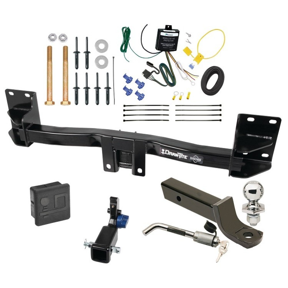 Custom Fit Trailer Hitch Removable 2” Receiver Wiring Harness (Requires Splicing) 2" Drop Ball-Mount w/ Locking Pin/Clip 2" Chrome Ball Rubber Hitch Plug Cover Installation Hardware Installation Instructions 76903 119148 7005111 7010 Draw-Tite Trailer Tow Hitch For 07-14 BMW X5 Except M Sport Package Hidden Removable 2" Receiver Deluxe Package Wiring 2" Ball Mount and Lock