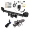 Trailer Tow Hitch For 18-21 BMW X3 Hidden Removable 2" Receiver Complete Package w/ Wiring and 2" Ball