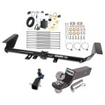 Custom Fit Trailer Hitch Removable 2” Receiver Wiring Harness (Plug & Play) 2" Drop Ball-Mount w/ Pin/Clip 2" Chrome Ball Installation Hardware Installation Instructions 76916 118712 21536 Draw-Tite Trailer Tow Hitch 17-20 Chrysler Pacific Trailer Tow Hitch For 17-20 Chrysler Pacifica Hidden Removable 2" Receiver Complete Package w/ Wiring and 2" Ball