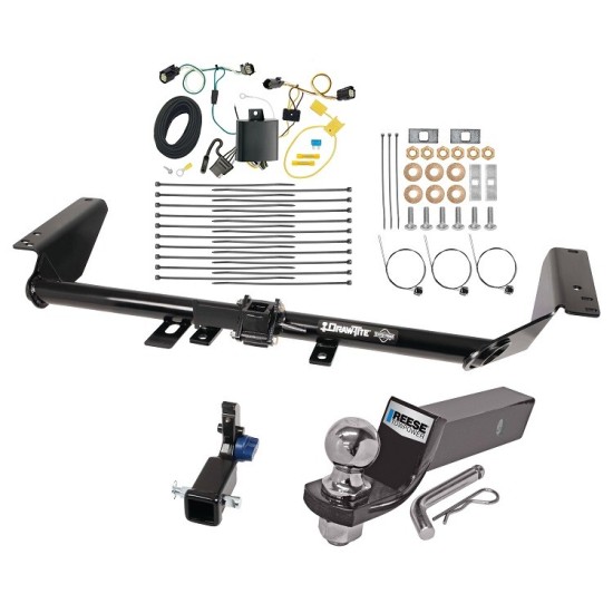 Custom Fit Trailer Hitch Removable 2” Receiver Wiring Harness (Plug & Play) 2" Drop Ball-Mount w/ Pin/Clip 2" Chrome Ball Installation Hardware Installation Instructions 76916 118712 21536 Draw-Tite Trailer Tow Hitch 17-20 Chrysler Pacific Trailer Tow Hitch For 17-20 Chrysler Pacifica Hidden Removable 2" Receiver Complete Package w/ Wiring and 2" Ball
