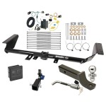 Custom Fit Trailer Hitch Removable 2” Receiver Wiring Harness (Plug & Play) 2" Drop Ball-Mount w/ Locking Pin/Clip 2" Chrome Ball Rubber Hitch Plug Cover Installation Hardware Installation Instructions 76916 118712 7005111 7010 Draw-Tite Tr Trailer Tow Hitch For 17-20 Chrysler Pacifica Hidden Removable 2" Receiver Deluxe Package Wiring 2" Ball Mount and Lock