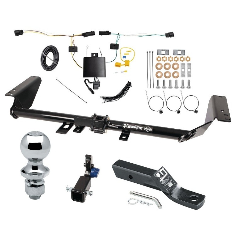 Custom Fit Trailer Hitch Removable 2” Receiver Wiring Harness (Plug & Play) 2" Drop Ball-Mount w/ Pin/Clip 1-7/8" Chrome Ball Installation Hardware Installation Instructions 76916 118835 23 63816 Draw-Tite Trailer Tow Hitch 21-23 Chrysler P Trailer Tow Hitch For 21-23 Chrysler Pacifica Hidden Removable 2" Receiver Complete Package w/ Wiring and 1-7/8" Ball