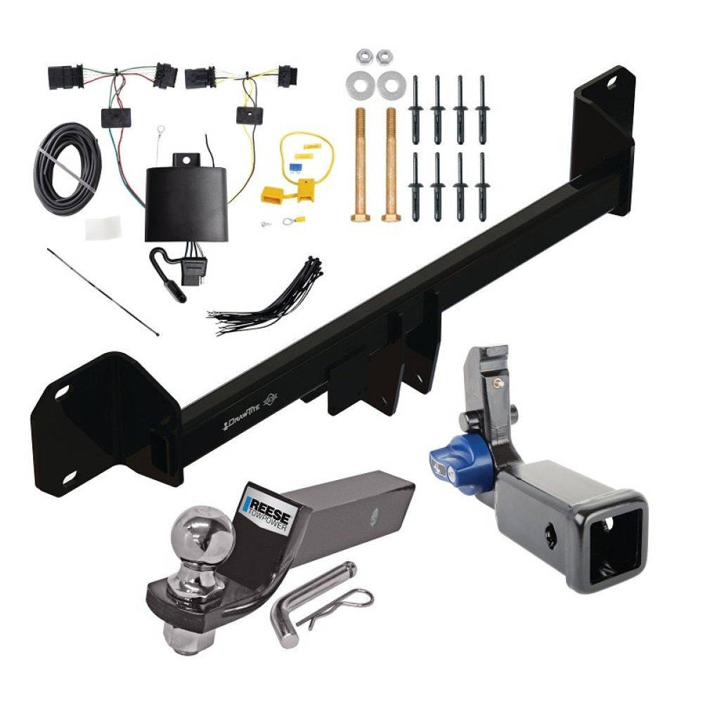 Custom Fit Trailer Hitch Removable 2” Receiver Wiring Harness (Plug & Play) 2" Drop Ball-Mount w/ Pin/Clip 2" Chrome Ball Installation Hardware Installation Instructions 76923 118843 21536 Draw-Tite Trailer Tow Hitch 20-23 BMX X1 Hidden Rem Trailer Tow Hitch For 20-24 BMX X1 Hidden Removable 2" Receiver Complete Package w/ Wiring and 2" Ball