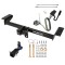 Trailer Tow Hitch For 17-24 Cadillac XT5 Hidden Removable 2" Receiver w/ Plug & Play Wiring Kit Class 3 Draw-Tite