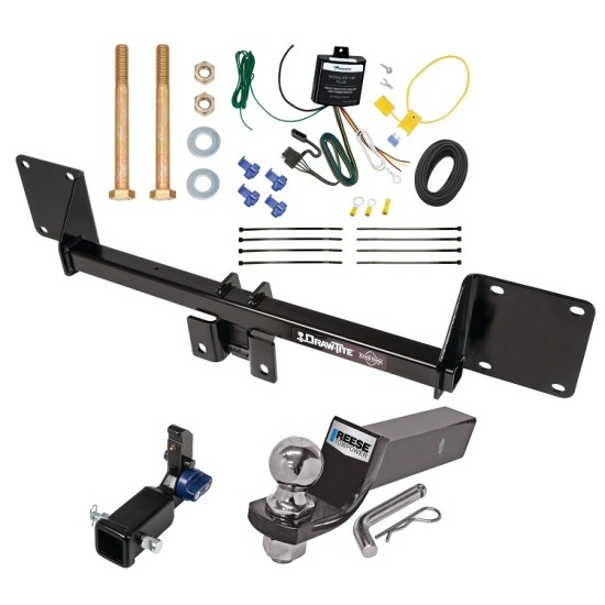 Custom Fit Trailer Hitch Removable 2” Receiver Wiring Harness (Requires Splicing) 2" Drop Ball-Mount w/ Pin/Clip 2" Chrome Ball Installation Hardware Installation Instructions 76925 119191 21536 Draw-Tite Trailer Tow Hitch 21-22 Mercedes Benz G Trailer Tow Hitch For 21-22 Mercedes Benz GLE350 Hidden Removable 2" Receiver Complete Package w/ Wiring and 2" Ball