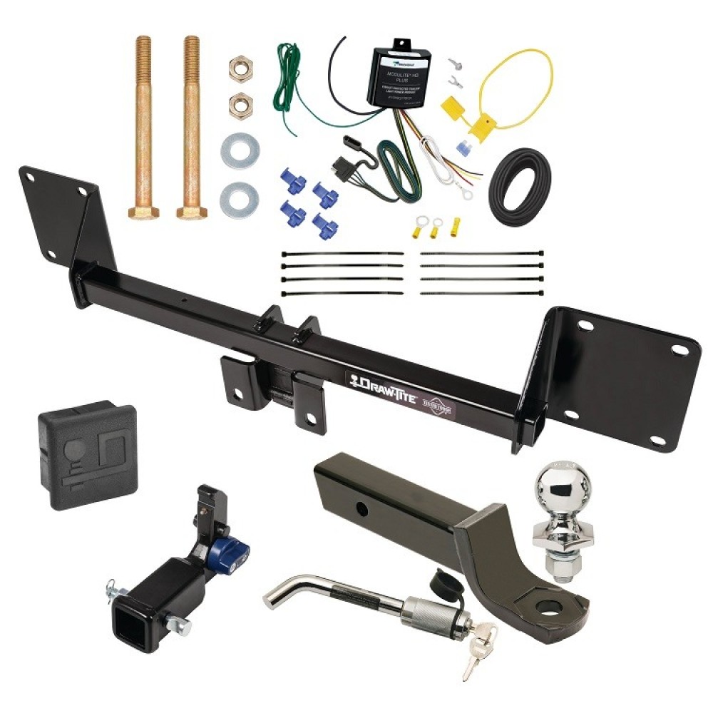 Custom Fit Trailer Hitch Removable 2” Receiver Wiring Harness (Requires Splicing) 2" Drop Ball-Mount w/ Locking Pin/Clip 2" Chrome Ball Rubber Hitch Plug Cover Installation Hardware Installation Instructions 76925 119191 7005111 7010 Draw-Tite T Trailer Tow Hitch For 21-22 Mercedes Benz GLE350 Hidden Removable 2" Receiver Deluxe Package Wiring 2" Ball Mount and Lock