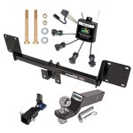 Custom Fit Trailer Hitch Removable 2” Receiver Wiring Harness (No Splicing Required) 2" Drop Ball-Mount w/ Pin/Clip 2" Chrome Ball Installation Hardware Installation Instructions 76925 119250 21536 Draw-Tite Trailer Tow Hitch 21-22 Mercedes Ben Trailer Tow Hitch For 21-22 Mercedes Benz GLE350 Hidden Removable 2" Receiver Complete Package w/ Zero Contact Wiring Harness Kit and 2" Ball