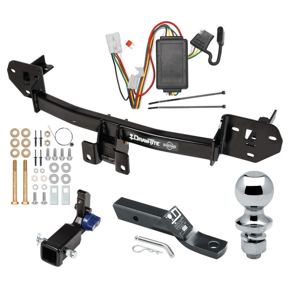 Custom Fit Trailer Hitch Removable 2” Receiver Wiring Harness (Plug & Play) 2" Drop Ball-Mount w/ Pin/Clip 1-7/8" Chrome Ball Installation Hardware Installation Instructions 76926 118467 23 63816 Draw-Tite Trailer Tow Hitch 20-23 Subaru Out Trailer Tow Hitch For 20-25 Subaru Outback Wagon Hidden Removable 2" Receiver Complete Package w/ Wiring and 1-7/8" Ball