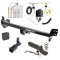 Custom Fit Trailer Hitch Removable 2” Receiver Wiring Harness (Plug & Play) 2" Drop Ball-Mount w/ Locking Pin/Clip 2" Chrome Ball Rubber Hitch Plug Cover Installation Hardware Installation Instructions 76929 118801 7005111 7010 Draw-Tite T Trailer Tow Hitch For 19-24 Toyota RAV4 Hidden Removable 2" Receiver Deluxe Package Wiring 2" Ball Mount and Lock