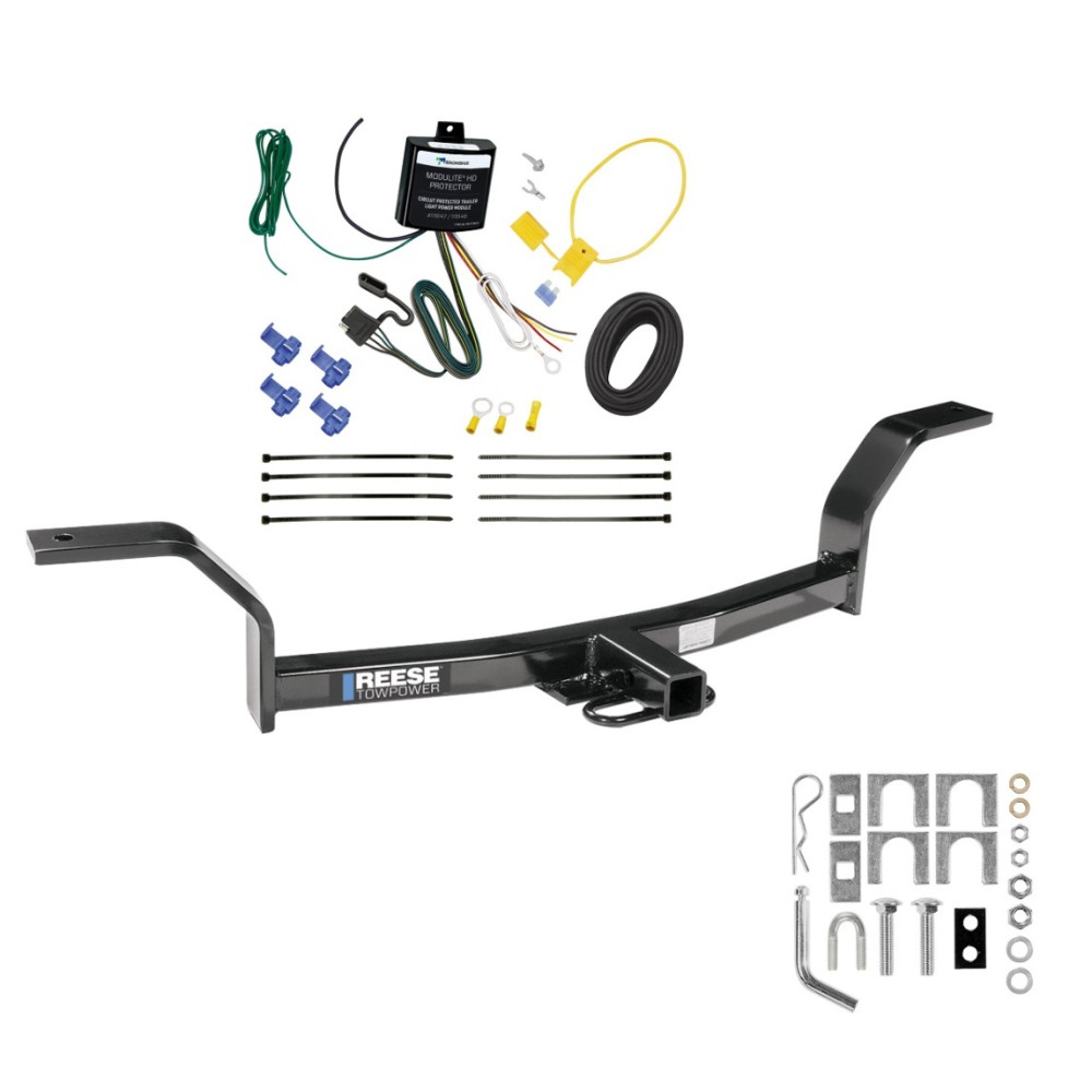 Reese Trailer Tow Hitch For 92-00 Honda Civic Coupe and Sedan ONLY w/ Wiring Kit Reese Trailer Tow Hitch For 92-00 Honda Civic Coupe and Sedan ONLY w/ Wiring Kit