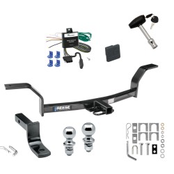 Reese Trailer Tow Hitch For 00-04 Ford Focus Sedan Deluxe Package Wiring 2" and 1-7/8" Ball and Lock Reese Trailer Tow Hitch For 00-04 Ford Focus Sedan Deluxe Package Wiring 2" and 1-7/8" Ball and Lock