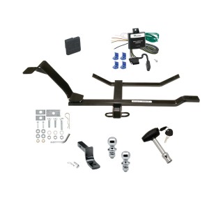 Reese Trailer Tow Hitch For 98-10 Volkswagen Beetle Ex Turbo S, Golf, Golf City Canada Deluxe Package Wiring 2" and 1-7/8" Ball and Lock