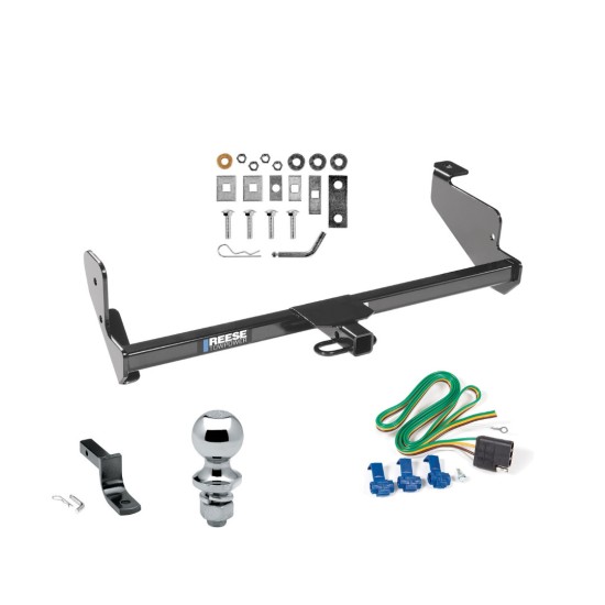 Custom Fit Trailer Hitch Draw-Bar w/ Pin/Clip Wiring Harness (Requires Splicing) 1-7/8""Chrome Ball Installation Hardware Installation Instructions 77114 78058 3593 Reese Towpower Trailer Tow Hitch 00-07 Focus ZX5 Complete Package Wiring Draw B Reese Trailer Tow Hitch For 00-07 Ford Focus ZX5 Complete Package w/ Wiring Draw Bar and 1-7/8" Ball