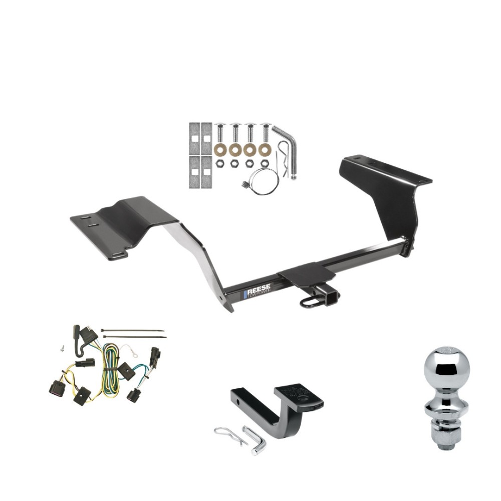 Custom Fit Trailer Hitch Draw-Bar w/ Pin/Clip Wiring Harness (Plug & Play) 1-7/8"Chrome Ball Installation Hardware Installation Instructions 77132 3594 63810 2008 08 Chevrolet Cobalt Sport 2 Door Reese Trailer Tow Hitch Receiver Bar Frame Reese Trailer Tow Hitch For 05-10 Chevy Cobalt SS 08 Sport 4 Dr w/ Wiring Draw Bar and 1-7/8" Ball
