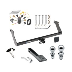Reese Trailer Tow Hitch For 07 Dodge Caliber Deluxe Package Wiring 2" and 1-7/8" Ball and Lock