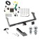 Custom Fit Trailer Hitch Draw-Bar w/ Pin/Clip Wiring Harness (Plug & Play) 1-7/8" and 2" Chrome Ball Security Lock Pin Rubber Hitch Plug Cover Installation Hardware Installation Instructions 77145 3591 118552 63820 63810 580407 2211 Reese T Reese Trailer Tow Hitch For 08-12 Dodge Caliber Except SRT-4 Deluxe Package Wiring 2" and 1-7/8" Ball and Lock