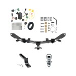 Custom Fit Trailer Hitch Draw-Bar w/ Pin/Clip Wiring Harness (Plug & Play) 1-7/8"Chrome Ball Installation Hardware Installation Instructions 77152 118502 3592 63810 ReeseTrailer Tow Hitch 06-09 Mercury Milan Lincoln MKZ 06 Zephyr Complete Pack Reese Trailer Tow Hitch For 06-09 Mercury Milan Lincoln MKZ 06 Zephyr Complete Package w/ Wiring Draw Bar and 1-7/8" Ball
