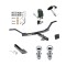 Custom Fit Trailer Hitch Draw-Bar w/ Pin/Clip Wiring Harness (Plug & Play) 1-7/8" and 2" Chrome Ball Security Lock Pin Rubber Hitch Plug Cover Installation Hardware Installation Instructions 77164 3591 118336 63810 63820 580407 22111 ReeseT Reese Trailer Tow Hitch For 97-01 Honda CR-V Deluxe Package Wiring 2" and 1-7/8" Ball and Lock