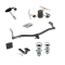 Custom Fit Trailer Hitch Draw-Bar w/ Pin/Clip Wiring Harness (Plug & Play) 1-7/8" and 2" Chrome Ball Security Lock Pin Rubber Hitch Plug Cover Installation Hardware Installation Instructions 77167 118433 3594 63820 63810 580407 2211 Reese T Reese Trailer Tow Hitch For 07-10 Hyundai Elantra Sedan Deluxe Package Wiring 2" and 1-7/8" Ball and Lock