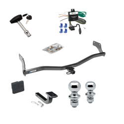 Reese Trailer Tow Hitch For 06-11 KIA Rio5 Hyundai Accent Hatchback Deluxe Package Wiring 2" and 1-7/8" Ball and Lock Reese Trailer Tow Hitch For 06-11 KIA Rio5 Hyundai Accent Hatchback Deluxe Package Wiring 2" and 1-7/8" Ball and Lock
